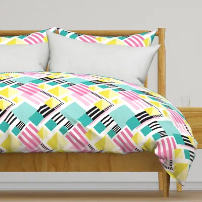 Spoonflower Retro Ski Vibes Duvet Cover