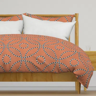 Spoonflower Ringwall - Halfsize - Stromb Duvet Cover