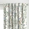 Spoonflower Roll B Custom Silver Curtain Panel