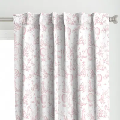 Spoonflower Romantic French Curtain Panel