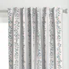 Spoonflower Rose Vine Libby Stripe Curtain Panel