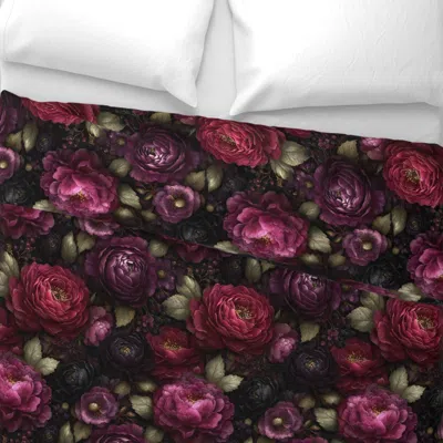 Spoonflower Royal Rose Nouveau King Pillow Sham