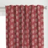 Spoonflower Ruby Protea Curtain Panel
