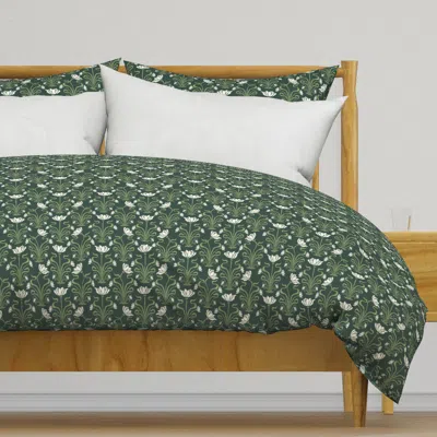 Spoonflower ( S ) Art Nouveau Floral Duvet Cover