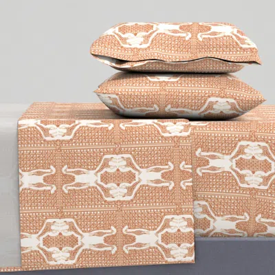 Spoonflower Safari Getaway Queen Sheet Set
