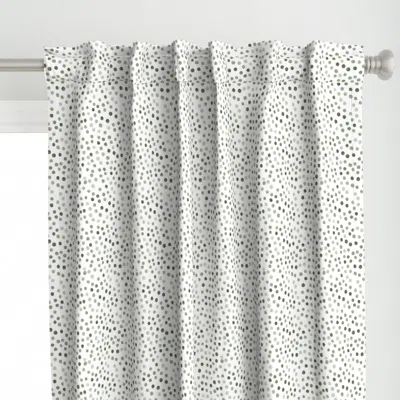 Spoonflower Sage And Sea Salt Curtain Panel