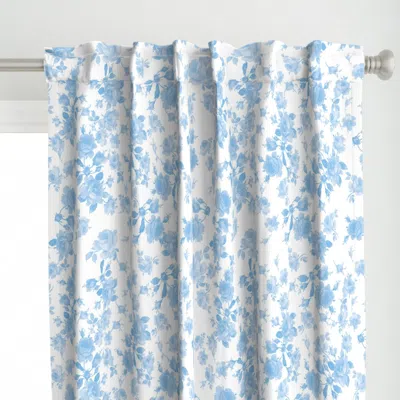 Spoonflower Saint Colette June Roses Curtain Panel