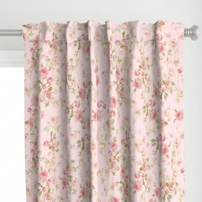 Spoonflower Saint Colette June Roses Curtain Panel