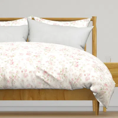 Spoonflower Saint Colette June Roses Peony Duvet Cover