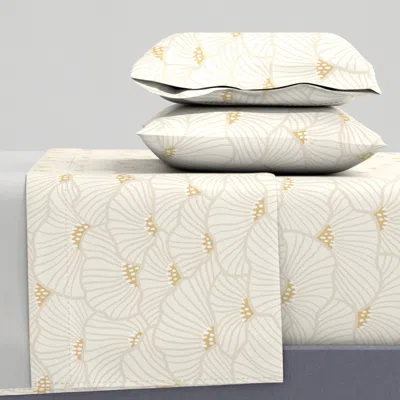Spoonflower San Diego (off White) Cal King Sheet Set