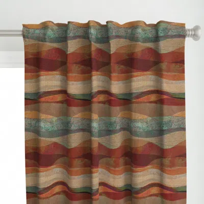 Spoonflower Sandstone Desert Curtain Panel