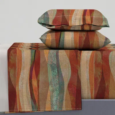Spoonflower Sandstone Desert Queen Sheet Set