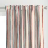 Spoonflower Sandy Stripe - Extra Curtain Panel