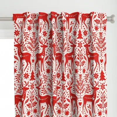 Spoonflower Scandinavian Woodland - Curtain Panel