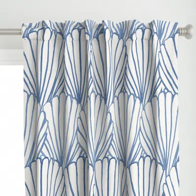 Spoonflower Sea Shell Large Scale Curtain Panel