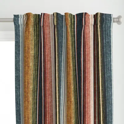 Spoonflower Serape Southwest Stripes Curtain Panel