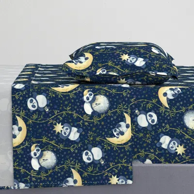 Spoonflower Sh Sh Panda Is Sleeping Twin Xl Sheet Set