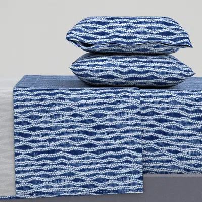 Spoonflower Shibori 8 Queen Sheet Set