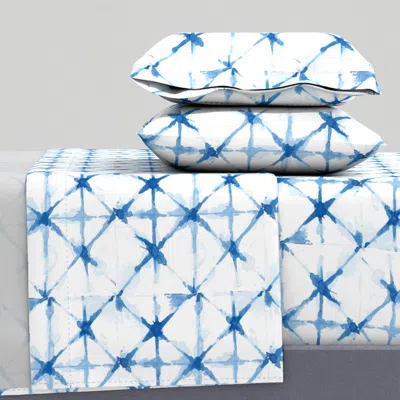 Spoonflower Shibori Cal King Sheet Set
