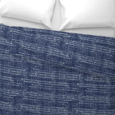Spoonflower Shibori Stitches Wide Cotton Sateen 3.5 oz 26" X 20" Standard Knife Edge