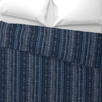 Spoonflower Shibori Stripes - Small Euro Pillow Sham