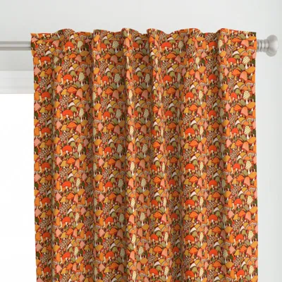 Spoonflower Shroom Room Small Scale Curtain Panel