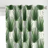 Spoonflower Simple Palm Leaf Geometry Curtain Panel