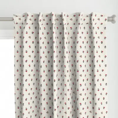Spoonflower Small Flowers Curtain Panel