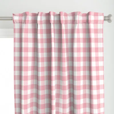 Spoonflower Small Perfect Pink Curtain Panel