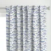 Spoonflower Small Scale - Cobalt Blue Curtain Panel