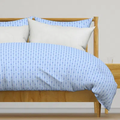 Spoonflower (small Scale) Lacrosse Sticks Duvet Cover