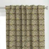 Spoonflower Small Scale Natural Curtain Panel