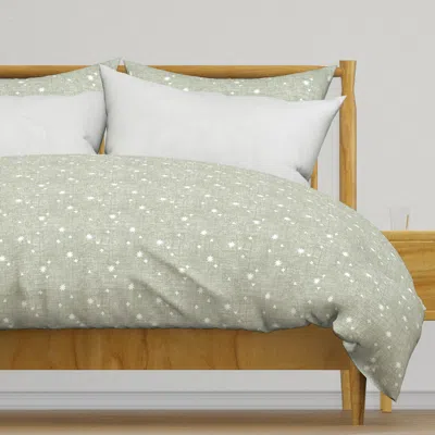 Spoonflower Small Textured Celestial Duvet Cover