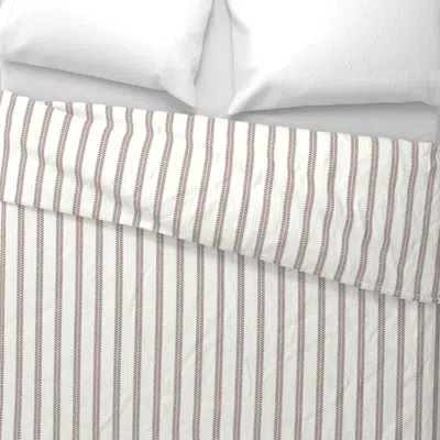 Spoonflower Small Textured Vine Tan 4 X 4 Euro Pillow Sham