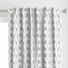 Spoonflower Small-scale Gray & White Curtain Panel