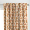 Spoonflower Small-scale Orange Curtain Panel