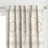 Spoonflower Smooth White Birch Curtain Panel