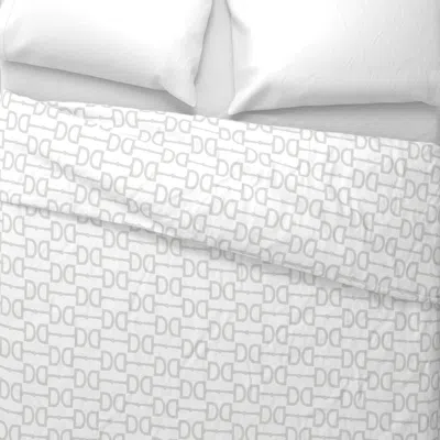 Spoonflower Snaffle Bits Greylove Wide Cotton Sateen 3.5 oz 26" X 20" Standard Knife Edge