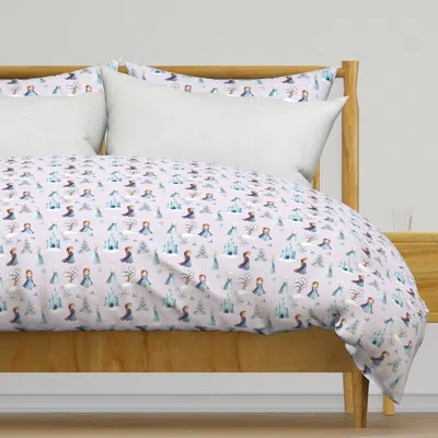 Spoonflower Snowy Princess Xs Custom Duvet Cover