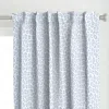 Spoonflower Soft Sky Blue Leopard Curtain Panel
