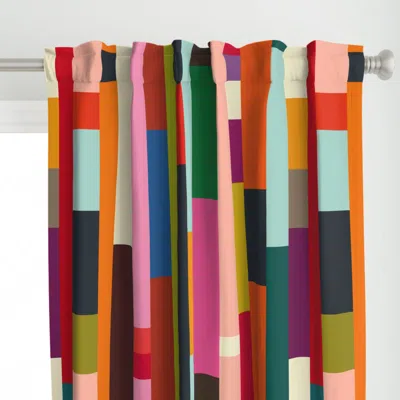 Spoonflower Solid Scraps Cheater Curtain Panel
