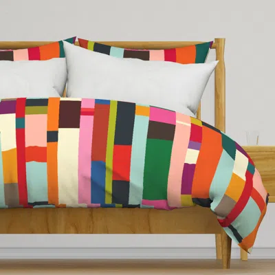 Spoonflower Solid Scraps Cheater Quilt Duvet Cover