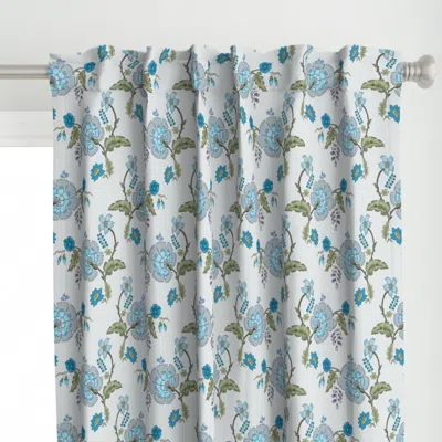 Spoonflower Southern Charm Misty Curtain Panel