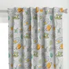 Spoonflower Space Exploration Curtain Panel