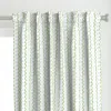 Spoonflower Spring Green And Soft Curtain Panel