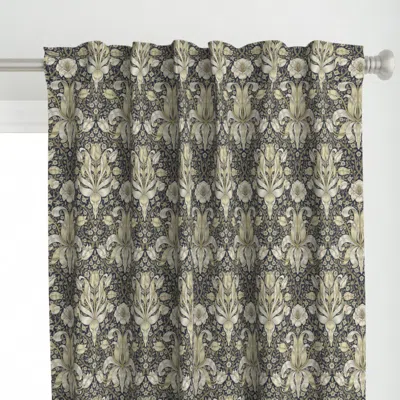Spoonflower Spring Thicket In Regalia Curtain Panel