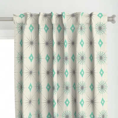 Spoonflower Starburst Aquarelle Curtain Panel