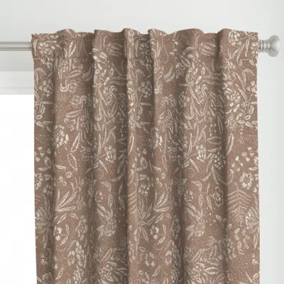 Spoonflower Stargazer Botanical Curtain Panel