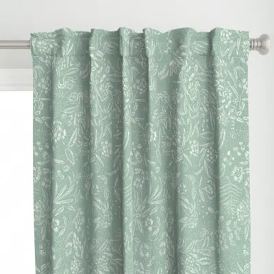 Spoonflower Stargazer Botanical Curtain Panel