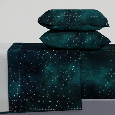 Spoonflower Starry Night Full Sheet Set